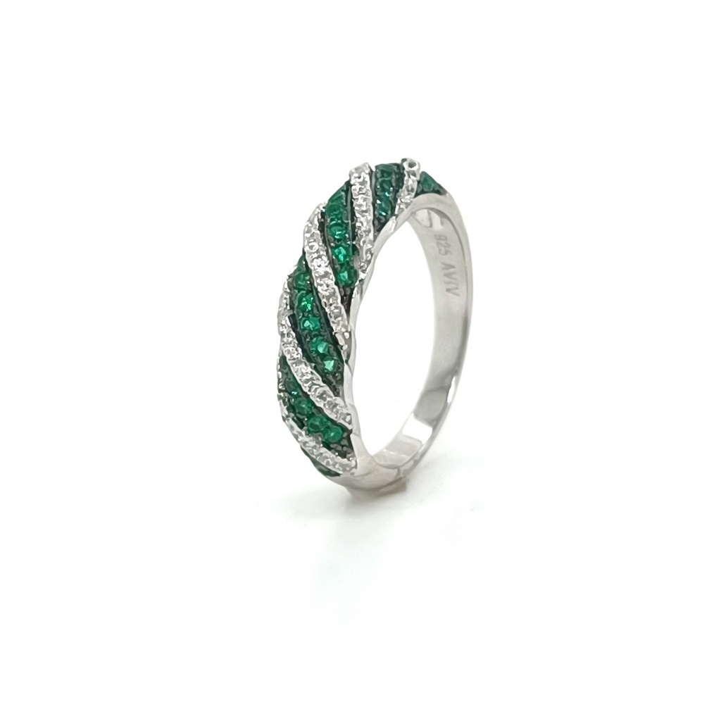 SL31247L1 Anillo Plata Esmeralda Bombe _4.jpg