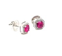 E-0379 R Aro Plata Rubi