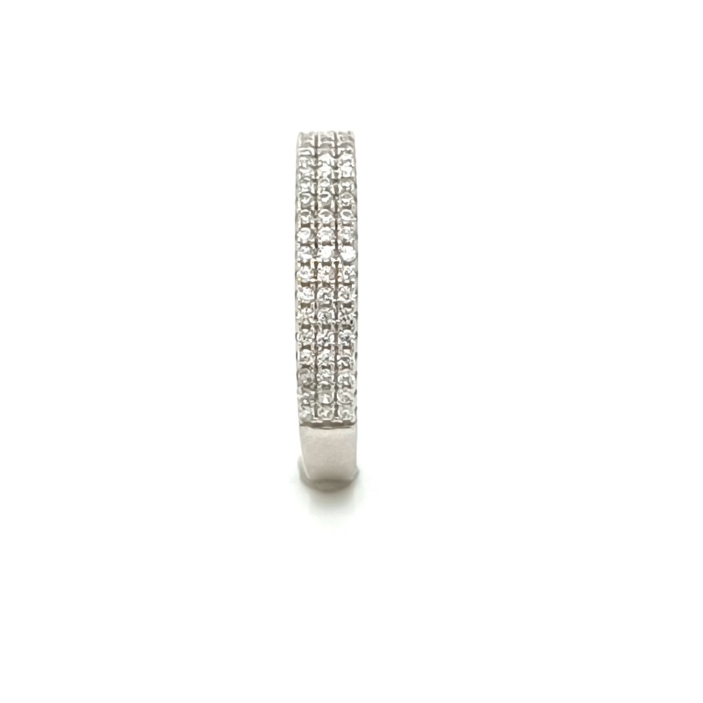 SL30245A1 Anillo Plata Cintillo Fino III