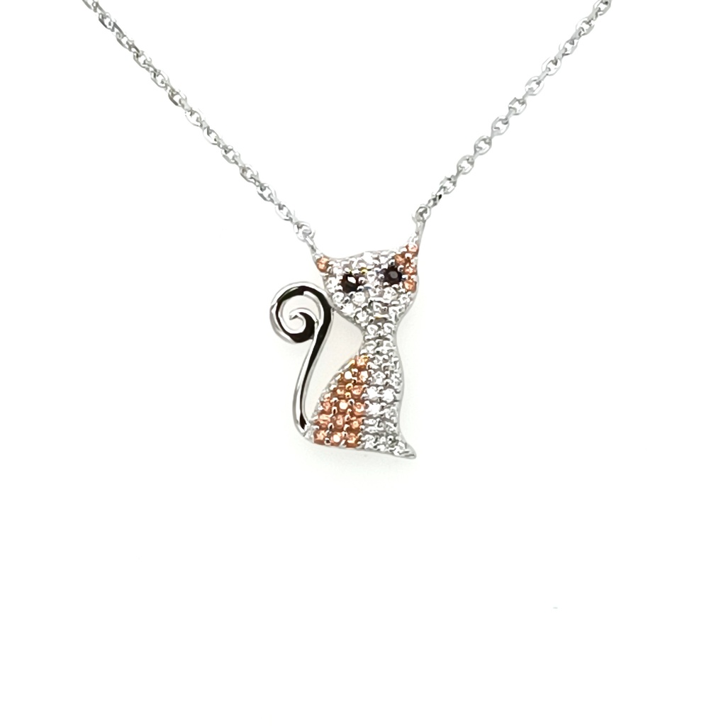 14617FNSWSH3 Collar Plata Rodio Gato Blanco & Beige_2.jpg
