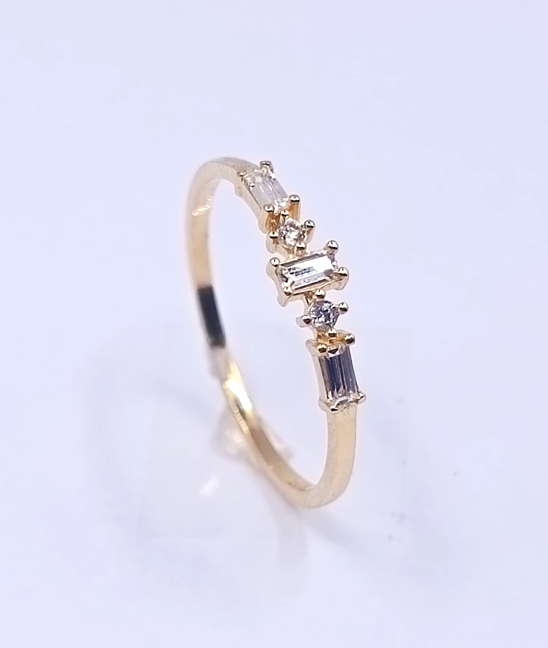 ICR5533-FCZ Anillo Oro Amarillo Circon