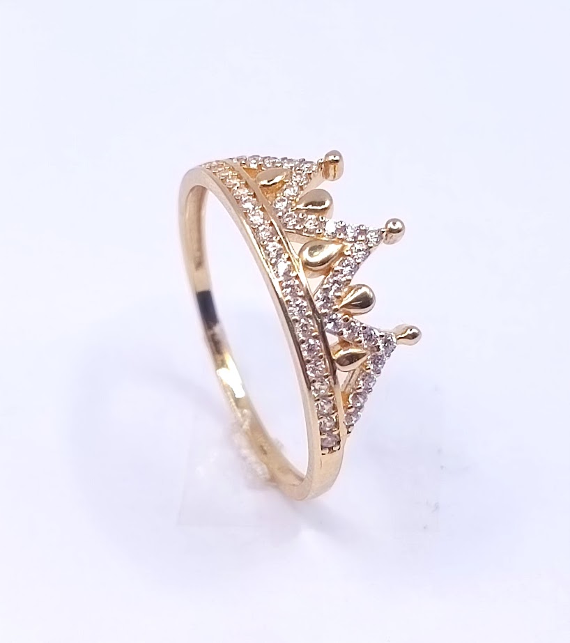 X8-VX8ZR0469 Anillo Oro Amarillo Circon