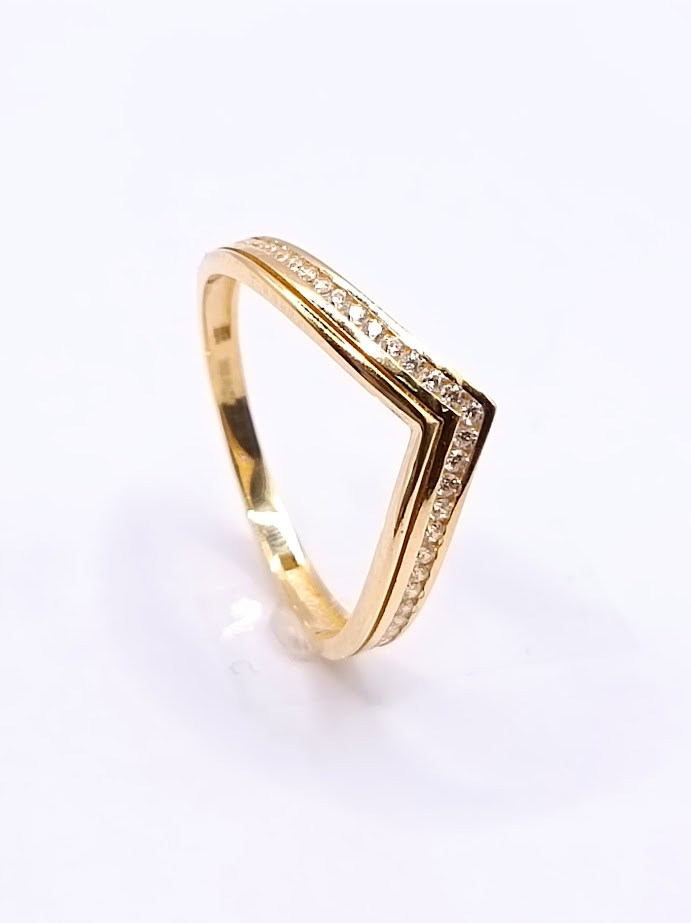 VX8-VX8ZR0798 Anillo Oro Amarillo Circon