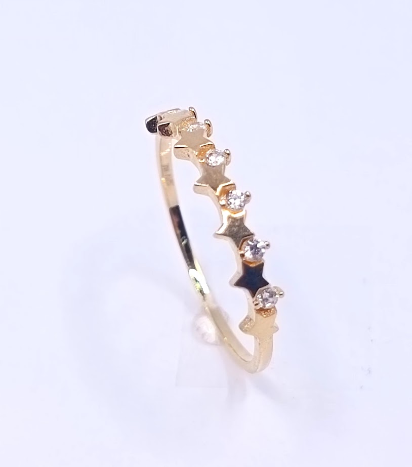 XXCR5939-FCZ Anillo Oro Amarillo Estrella