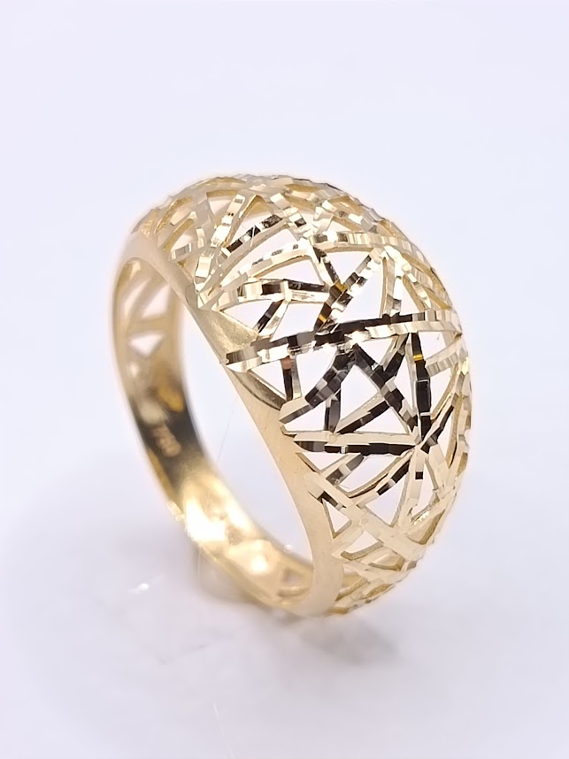 A 4004 D1 Anillo Oro Amarillo Liso