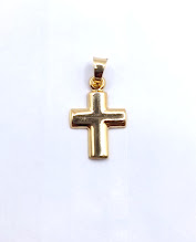 X3STP7543-II-CM Colgante Oro Amarillo Cruz