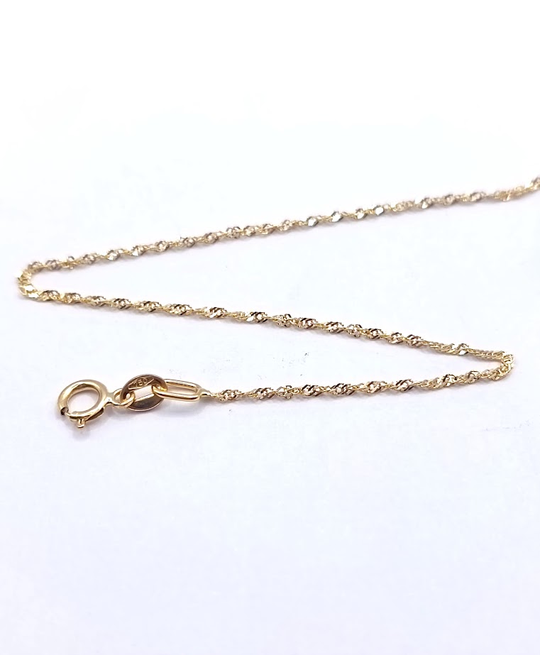 Cadena Oro Amarillo Singapur 017 