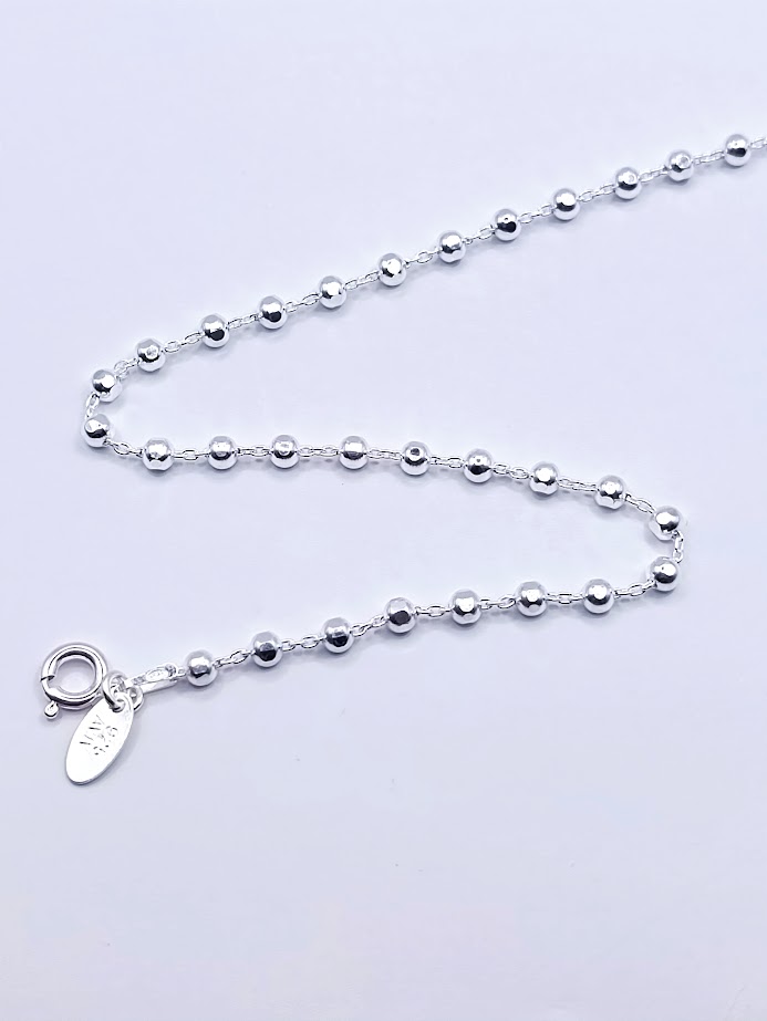 Cadena Plata Bolas CAF-FOR035PD30P05