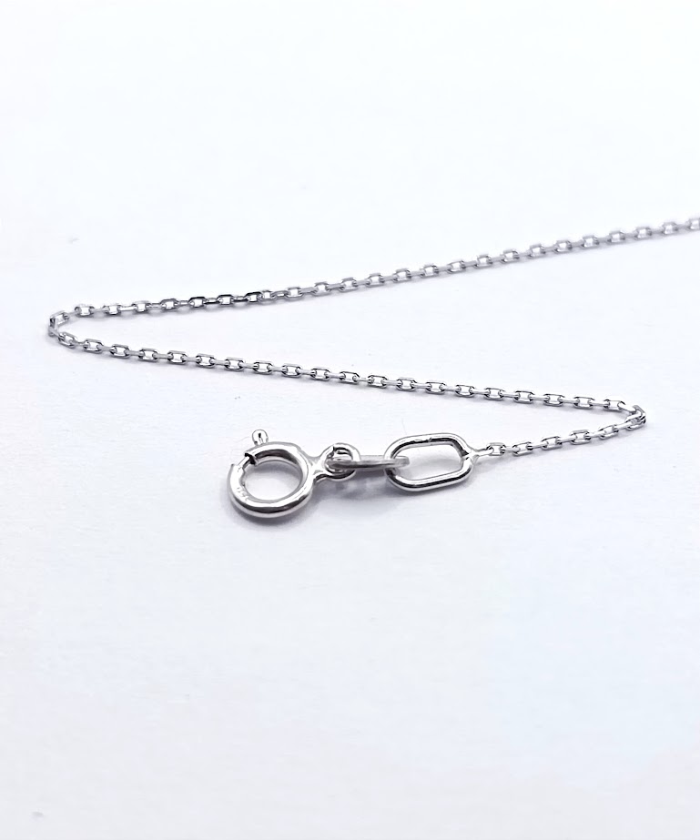 Cadena Oro Blanco Limada 022 