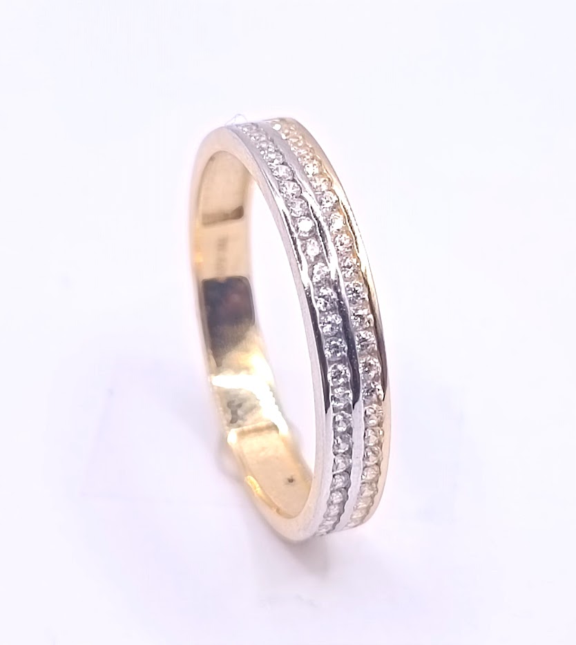 VX8-VX8ZR200165-YW Anillo Oro Bicolor Cintillo II