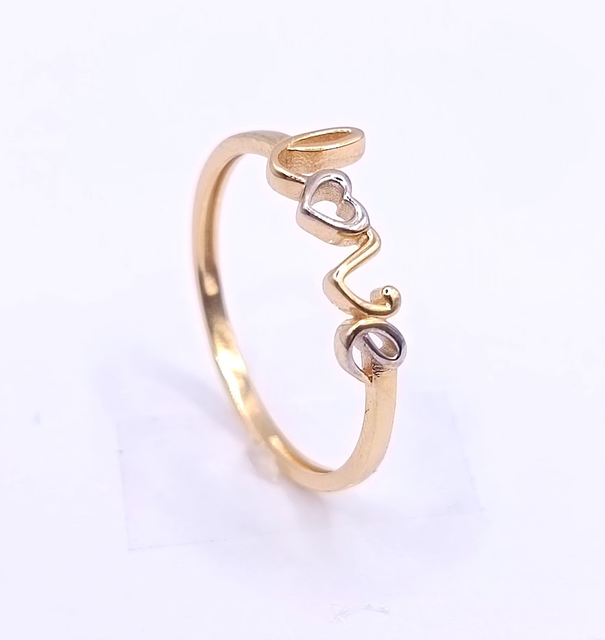 X3AR507307-YW Anillo Oro Bicolor Circon
