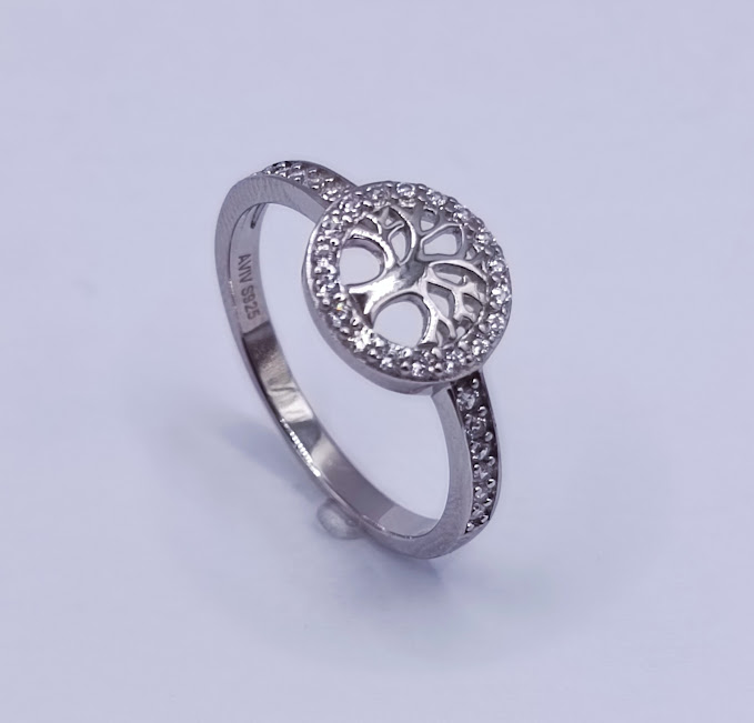 TR-119 Anillo Plata Arbol