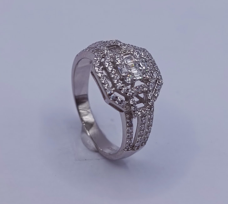 TR-632 Anillo Plata Vintage