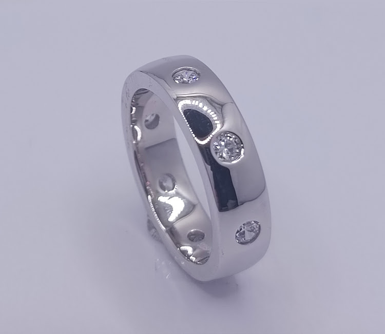 JR5339L--W Anillo Plata OFERTA