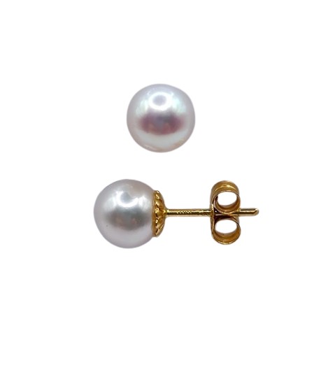 1-782301PN Aro Oro Amarillo Perla 5.5mm