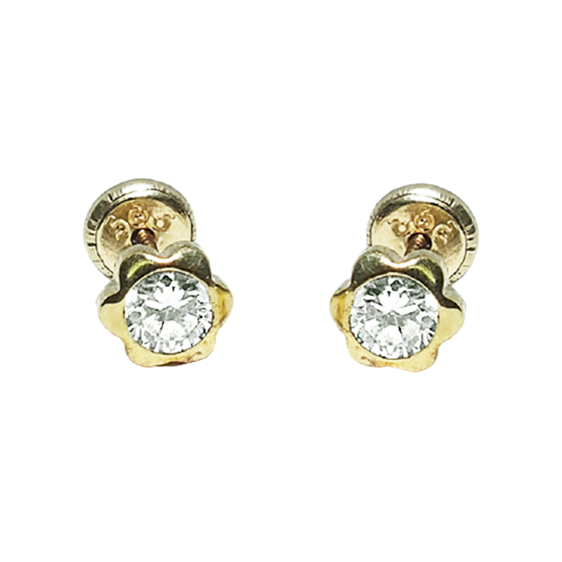 1-CH-M-4 Aro Oro Amarillo Margarita Circon