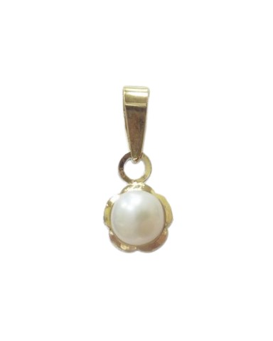 1-909701CN Colgante Oro Amarillo Perla
