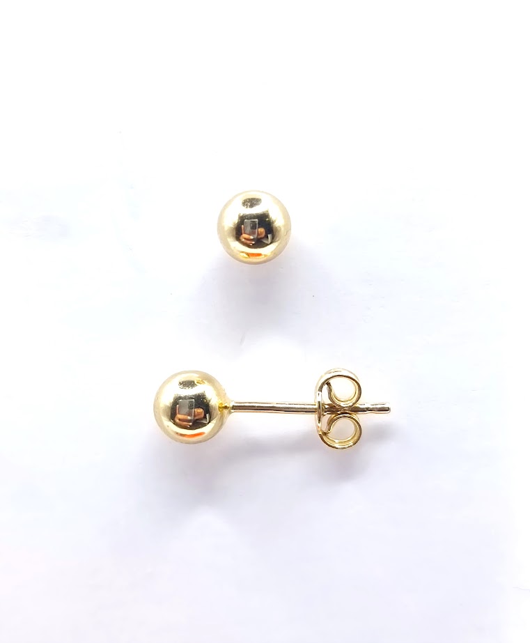 XXBE0005MM-V Aro Oro Amarillo Bola 5mm