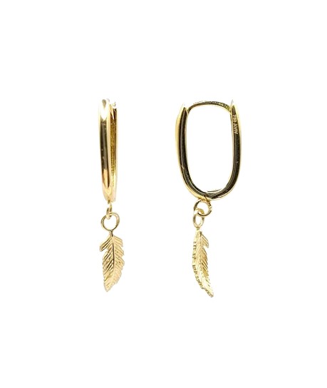 XXNHUE2184 Aro Oro Amarillo Pluma