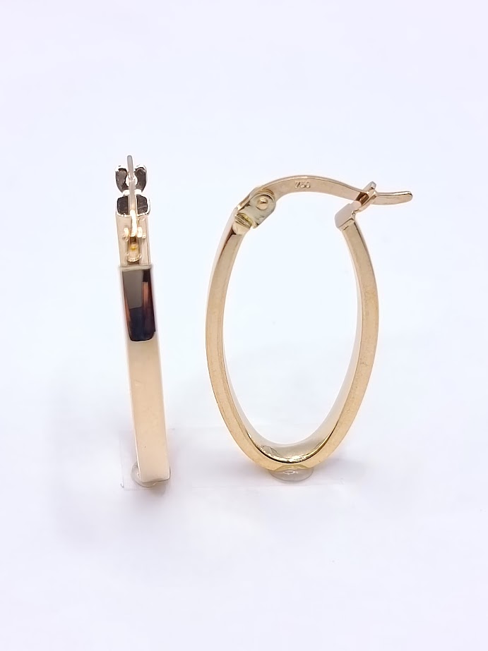 XXTE14365 Aro Oro Amarillo Argolla Lisa