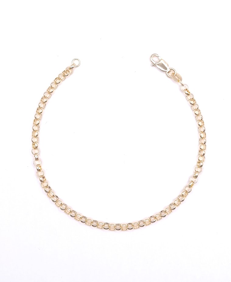 Pulsera Oro Amarillo Rolo 140 
