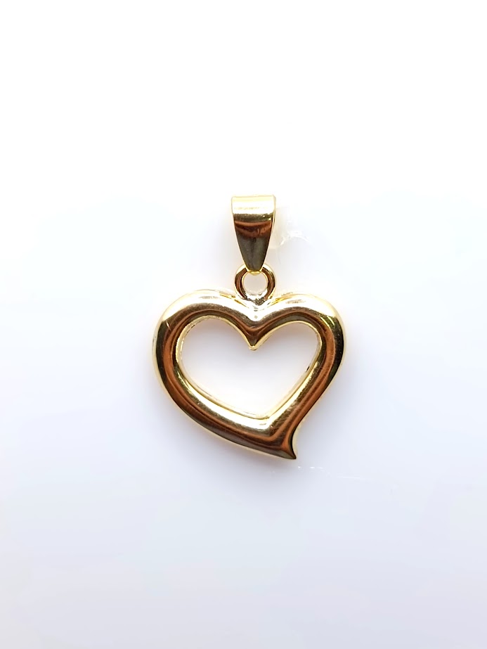 140262 Colgante Oro Amarillo Corazon Calado