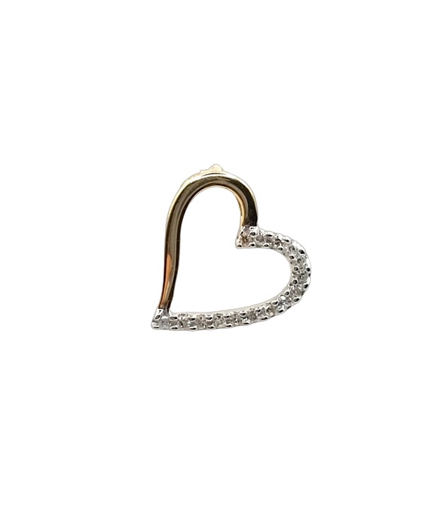 KP05-36493-*22 Colgante Oro Amarillo Brillante Corazon