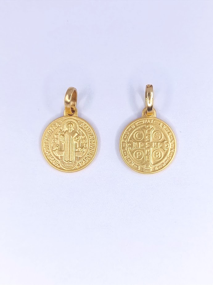 M8098-012 Medalla Oro Amarillo San Benito 