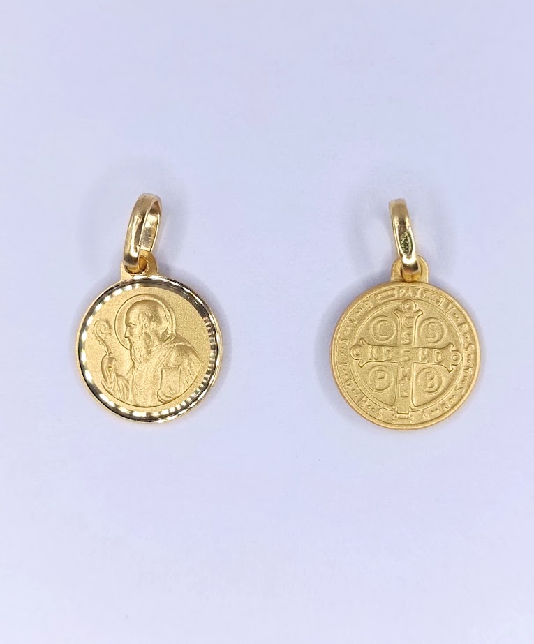 M8097-112 Medalla Oro Amarillo San Benito