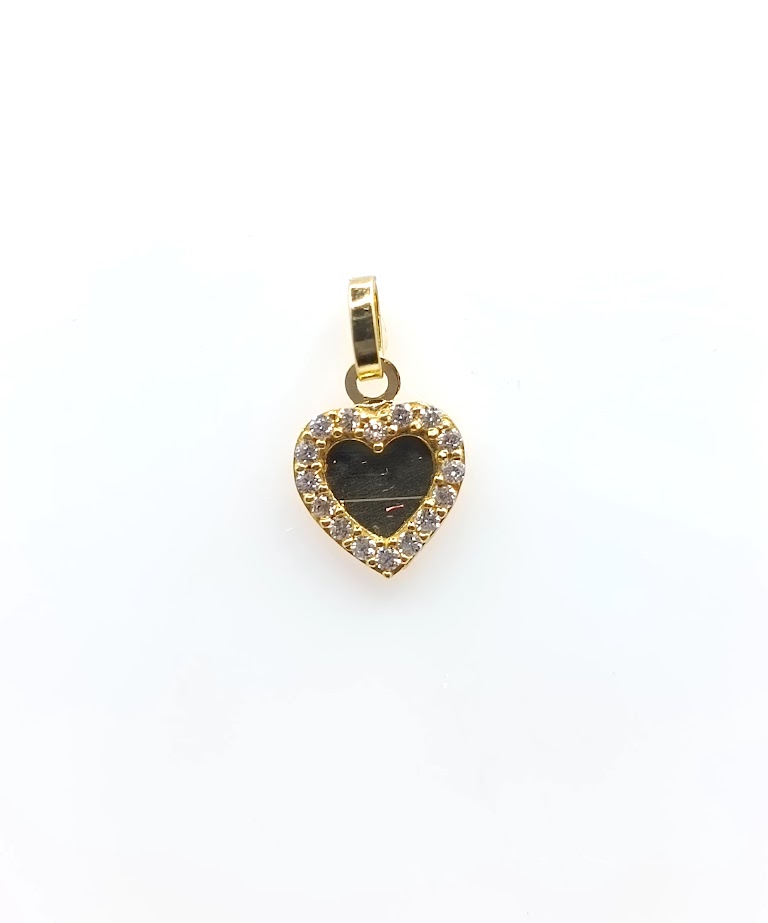 1-243001CS Colgante Oro Amarillo Corazon