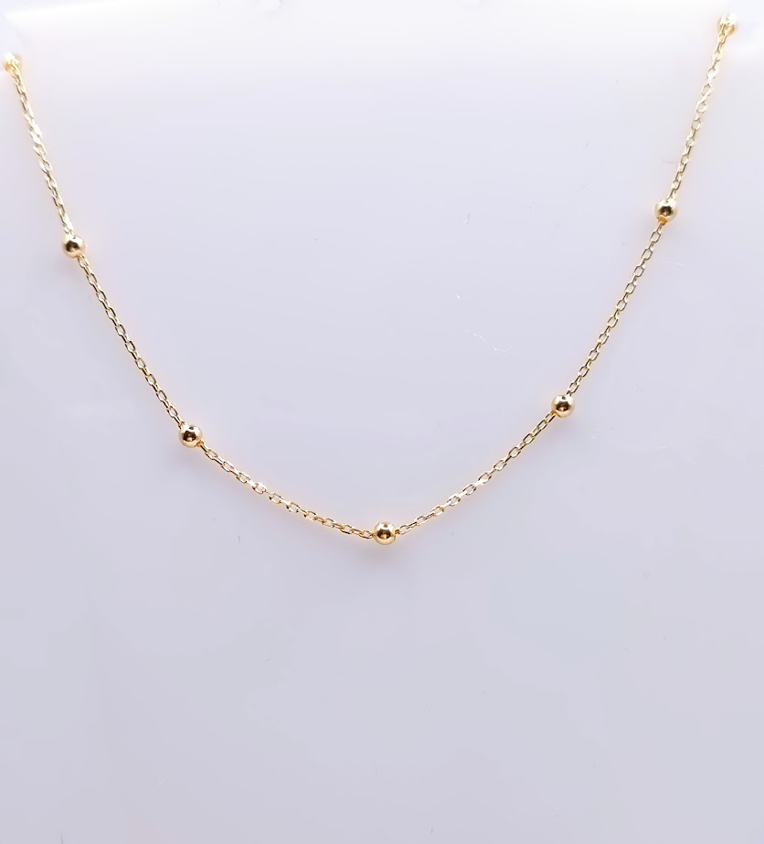VX5FOR12N0268/2  Collar Oro Amarillo 
