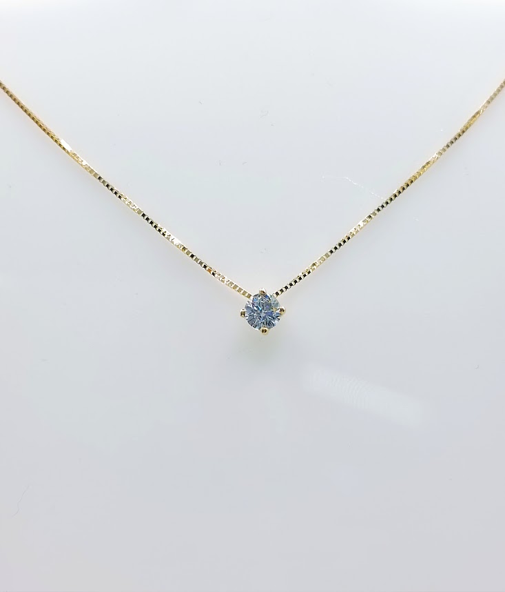 P 2016 Collar Oro Amarillo Circon