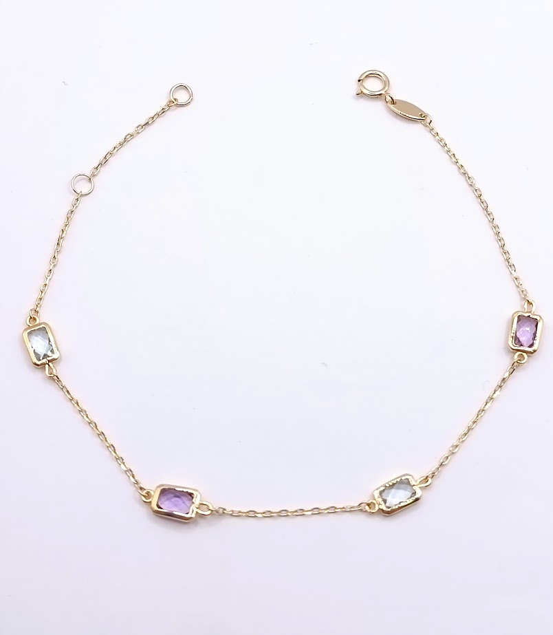 KR(0-X4)FOR6B1909-II-AM-SB Pulsera Oro Amarillo