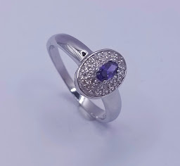 R-0009 AM Anillo Plata Amatista OFERTA