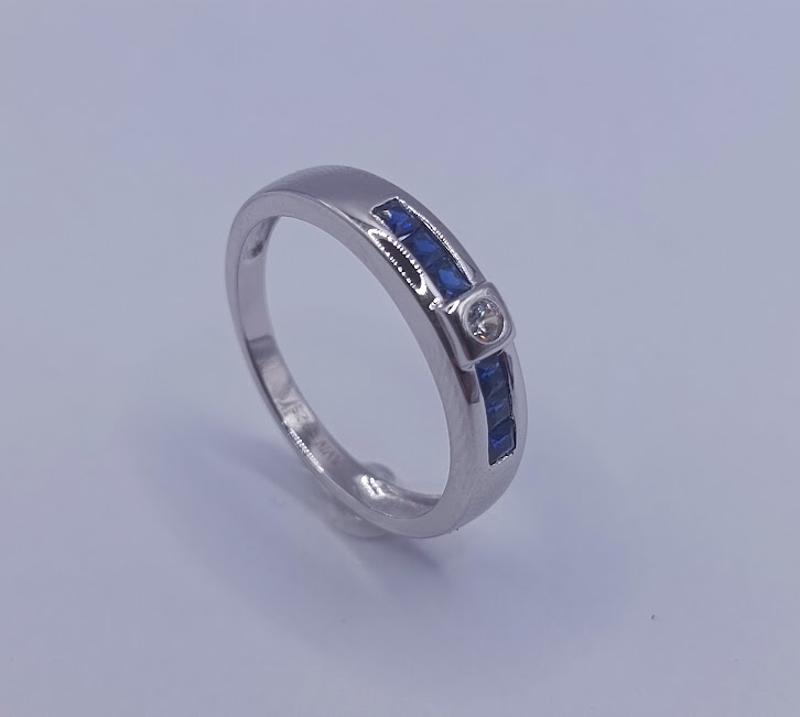 R-1073 Z Anillo Plata Zafiro OFERTA