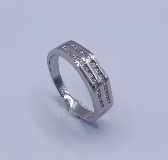 R-1301 Anillo Plata Cintillo