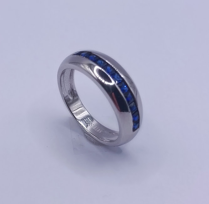 R-1311 Z Anillo Plata Zafiro 