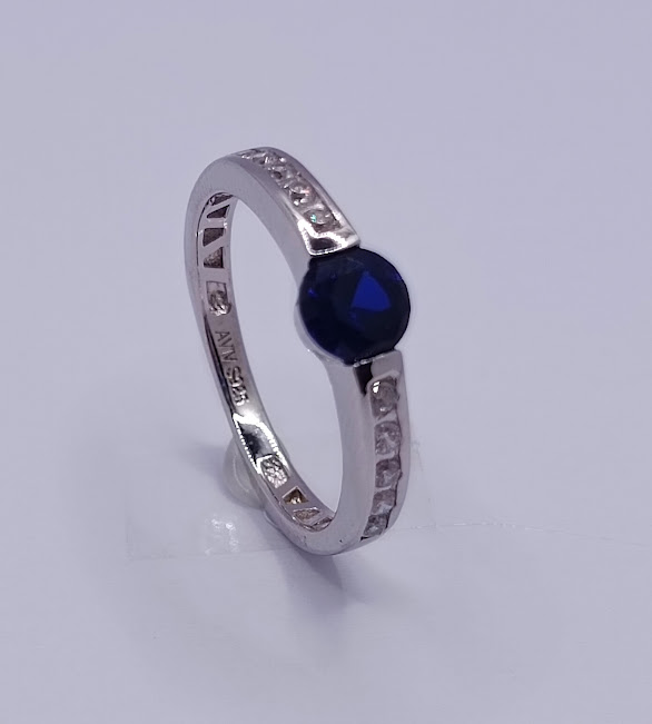 R-1452 Z Anillo Plata Zafiro OFERTA