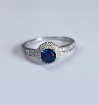 R-0579 Z Anillo Plata Zafiro