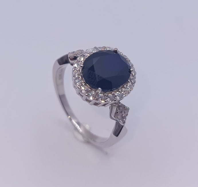 R-0068 Z Anillo Plata Zafiro