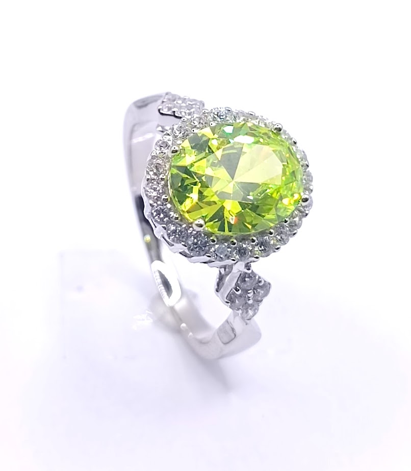 R-0068 LI Anillo Plata Limon