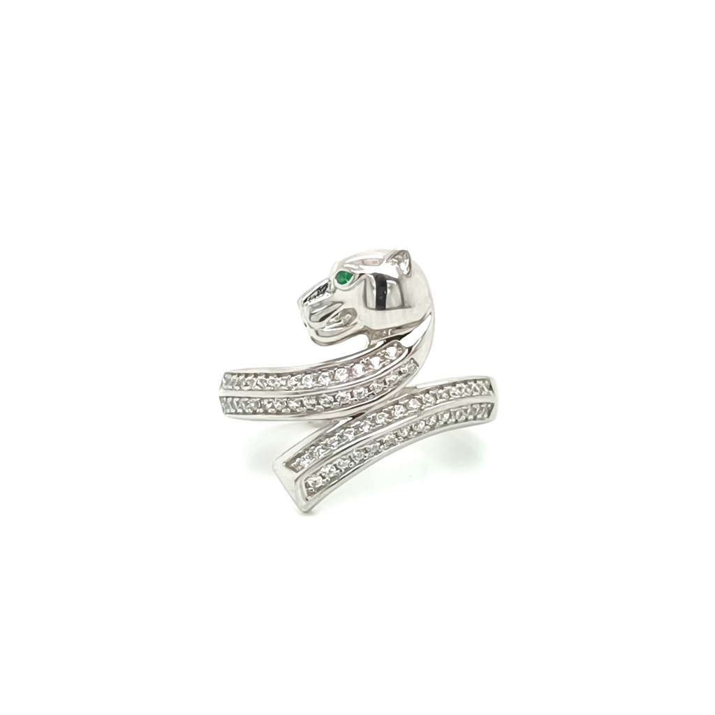 SL31107A1 Anillo Plata Pantera 