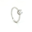 SL30886A1 Anillo Plata Solitario