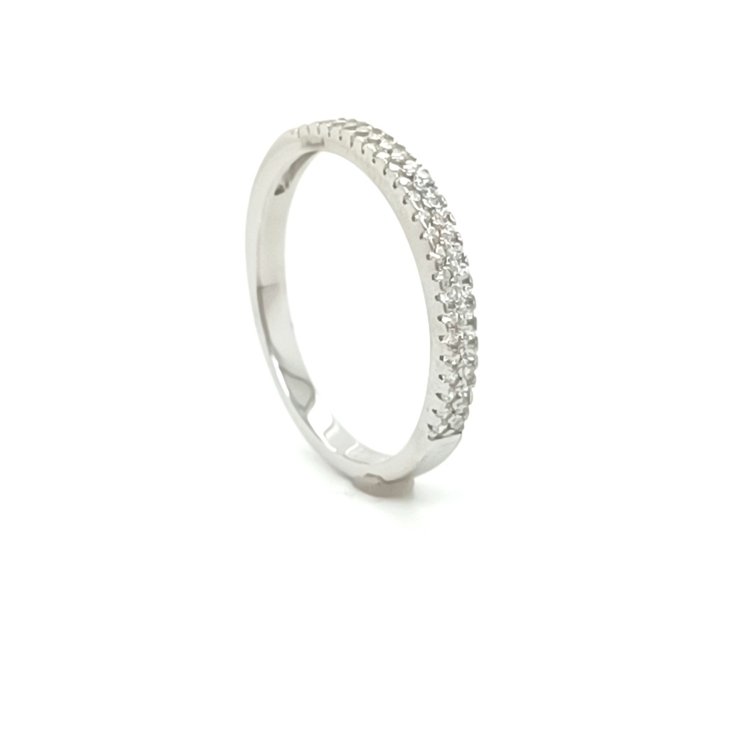 SL30244A1 Anillo Plata Cintillo Fino II