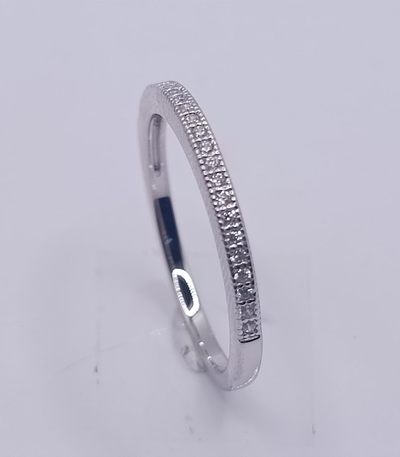 SL60268A1 Anillo Plata Cintillo Fino