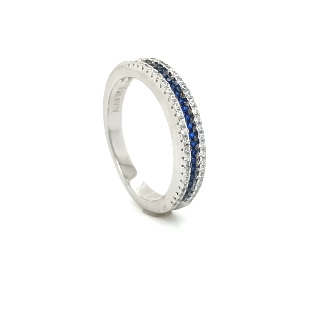 SL30525J1 Anillo Plata Zafiro
