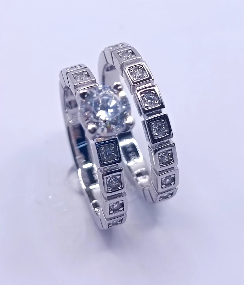 SL90631A1 Anillo Plata y Argolla