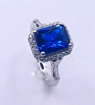 SL90764J1 Anillo Plata Rodio