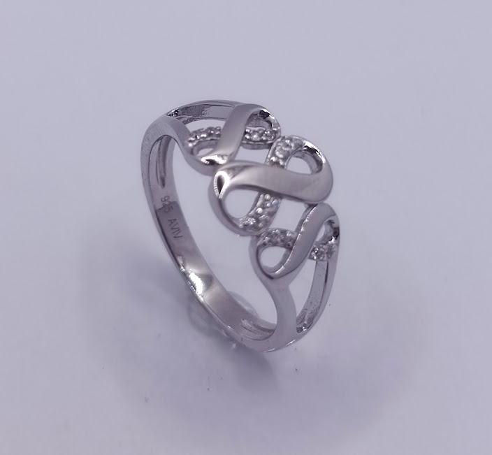 10692FRS1 Anillo Plata Infinito