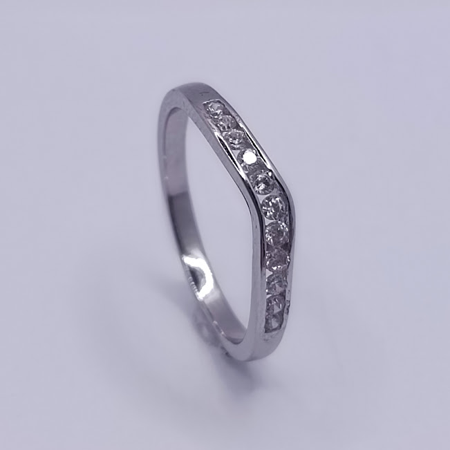 12194FRS1 Anillo Plata Cintillo